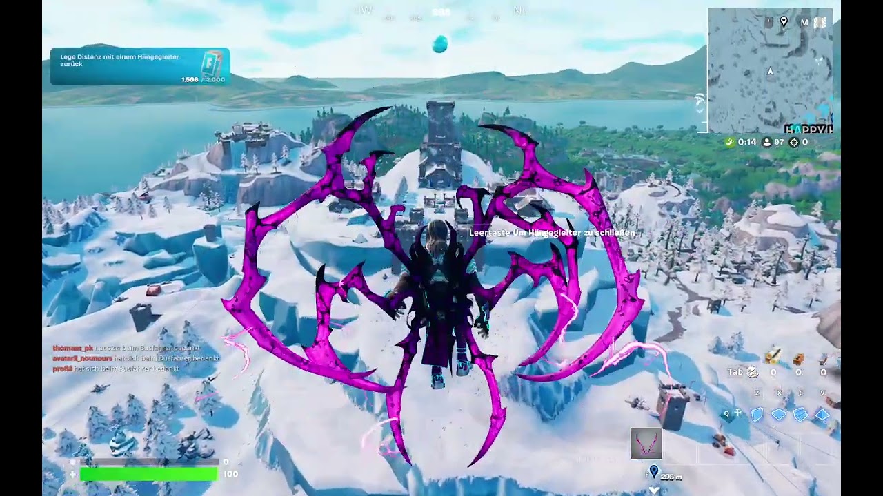 PLAYING FORTNITE