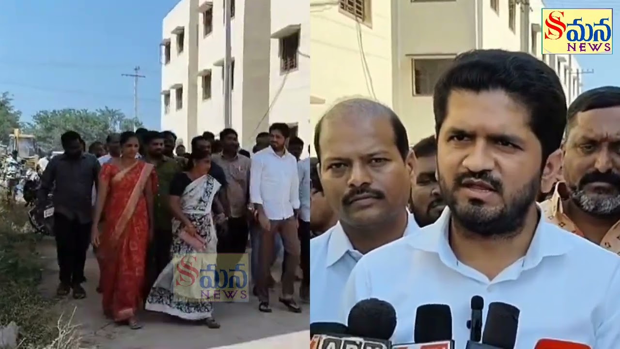 డబుల్ బెడ్ రూమ్ ఇండ్లను పరిశీలించిన హుజురాబాద్ నియోజకవర్గ కాంగ్రెస్ పార్టీ ఇన్చార్జ్ ప్రణవ్ బాబు
