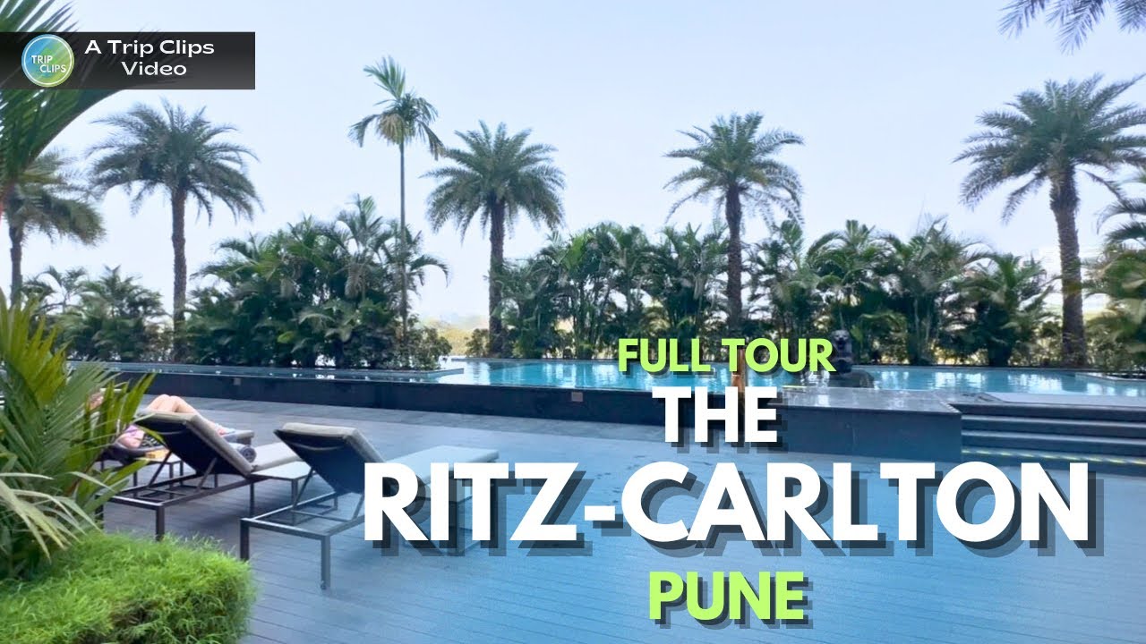 The Ritz-Carlton Hotel, Pune| Full Tour,Sunday Brunch, Room Tour, Rooftop Bar