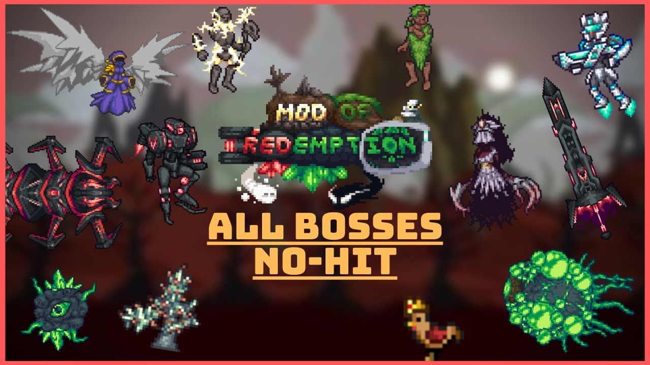Terraria Mod of Redemption All Bosses (No-Hit)