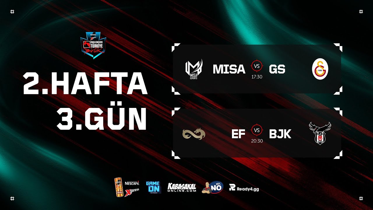 MISA 🆚 GS — EF 🆚 BJK | Nescafé Xpress Challengers Türkiye — 2. Hafta 3. Gün