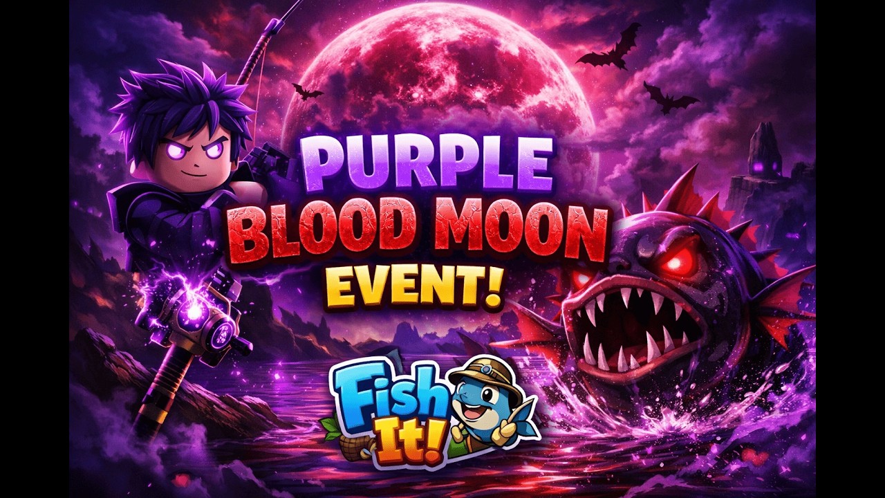 FISH IT — Purple BloodMoon +250.000 Luck | Roblox