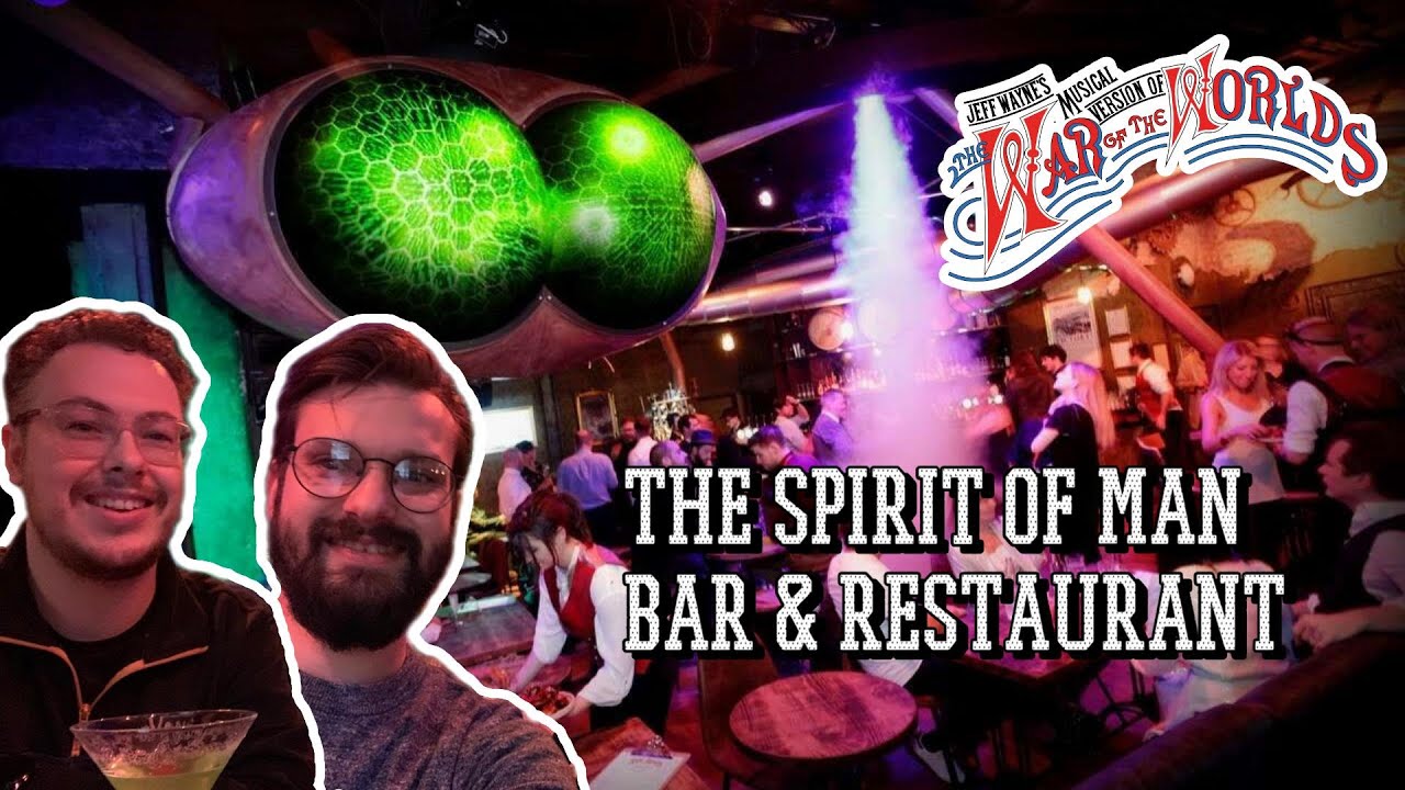 THE SPIRIT OF MAN BAR AT THE WAR OF THE WORLDS IMMERSIVE EXPERIENCE | VLOG