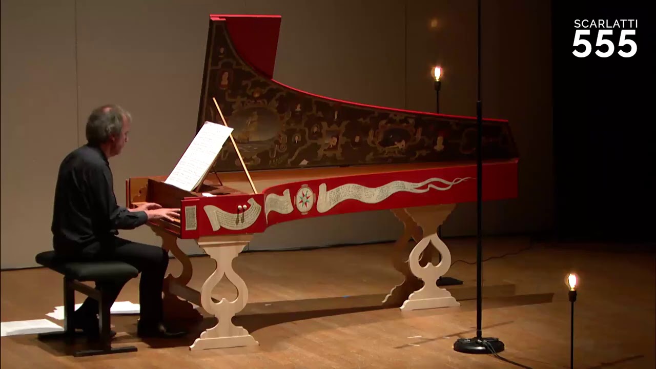Scarlatti : Sonate en Si bémol Majeur K392 L246 (Allegro) par Lars Ulrik Mortensen - #Scarlatti555