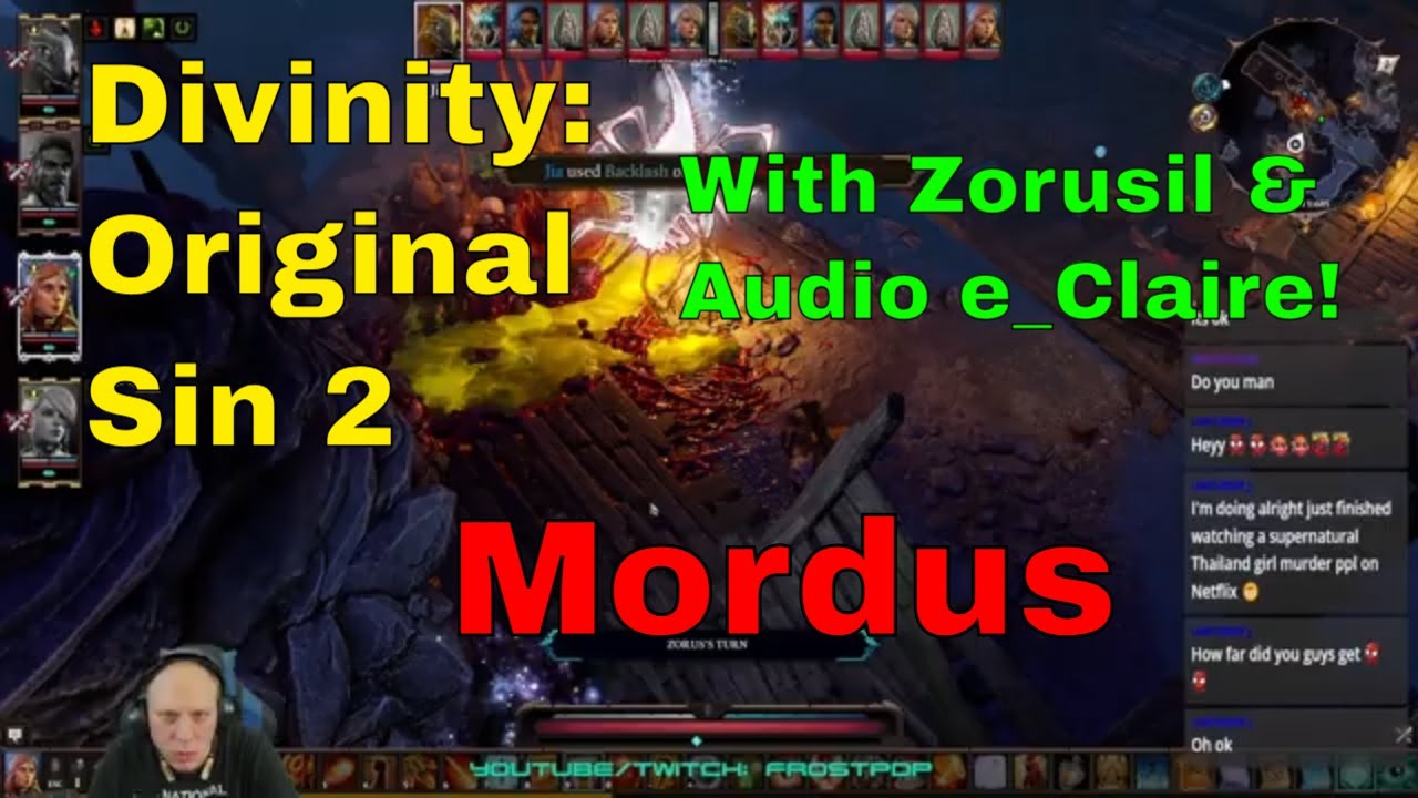 Divinity Original Sin 2:  W/Zorusil & Audio eClaire - Underground Caves Are Scary!  (Episode 20)