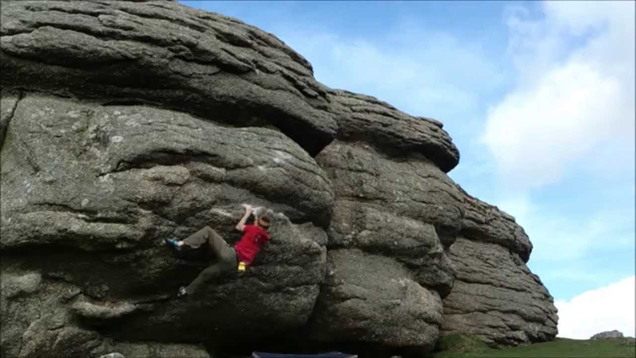 Saddle Tor - Foul Play V10 - First Ascent