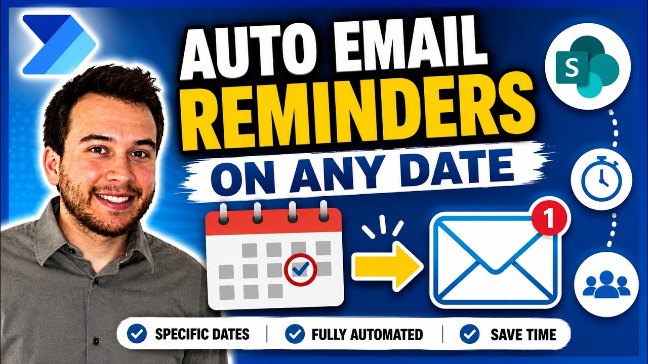 How to Send Automated Emails on Specific Dates Using Power Automate and SharePoint | 2022 Tutorial
