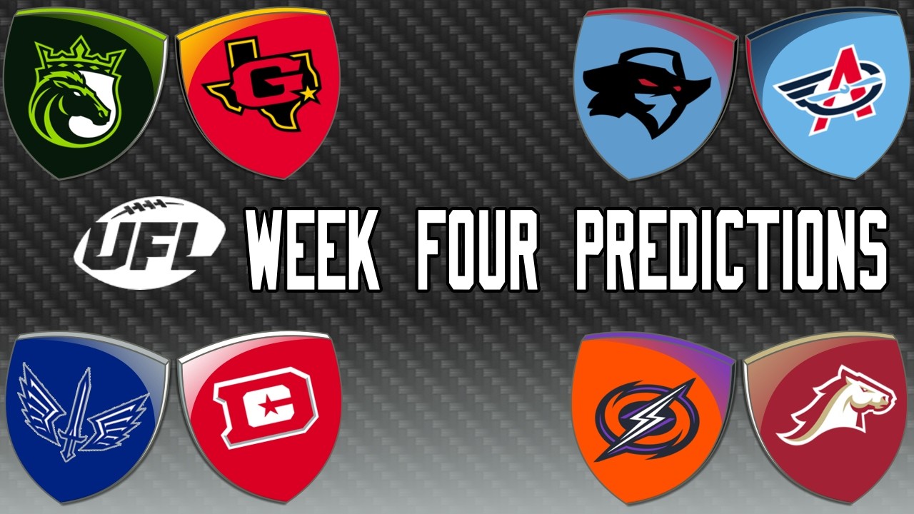 UFL Week 4 Predictions