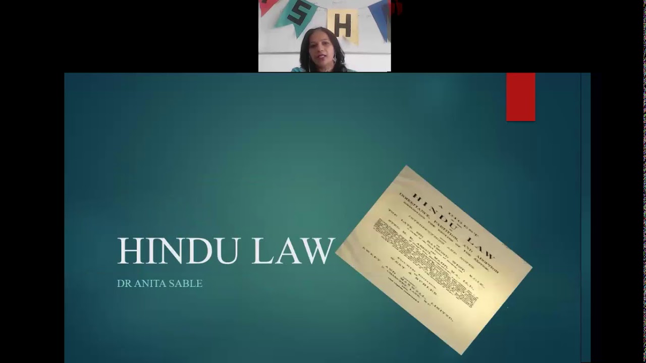 INTRODUCTION OF HINDU LAW ,EXAMPLE OF LEGISLATION  PERSONAL LAW