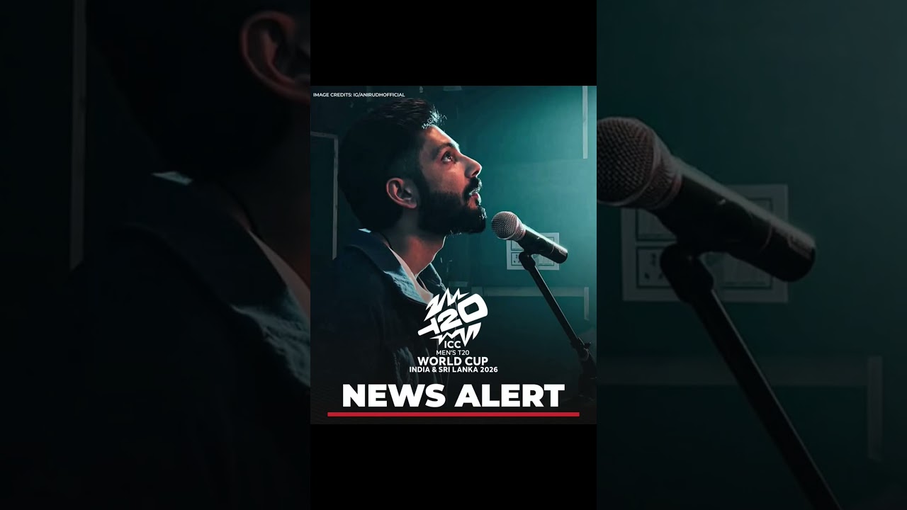 Anirudh is set to compose the official T20 WC 2026 anthem! 🎶