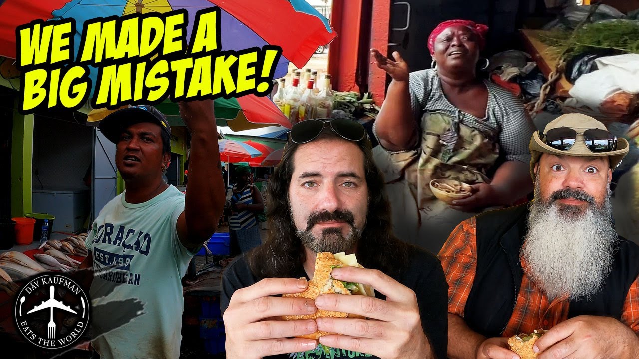 BIG TROUBLE IN A STREET MARKET IN SURINAME! And the WORST CHEESEBURGERS in the WORLD!