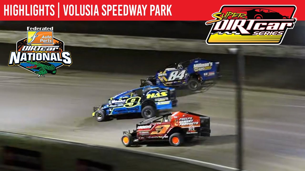 Super DIRTcar Series Big Block Modifieds | Volusia Speedway Park | February 12, 2025 | HIGHLIGHTS