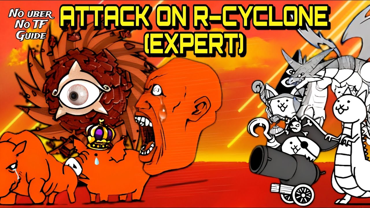 Here's How to Easily Beat Attack on R-Cyclone (Battle Cats)