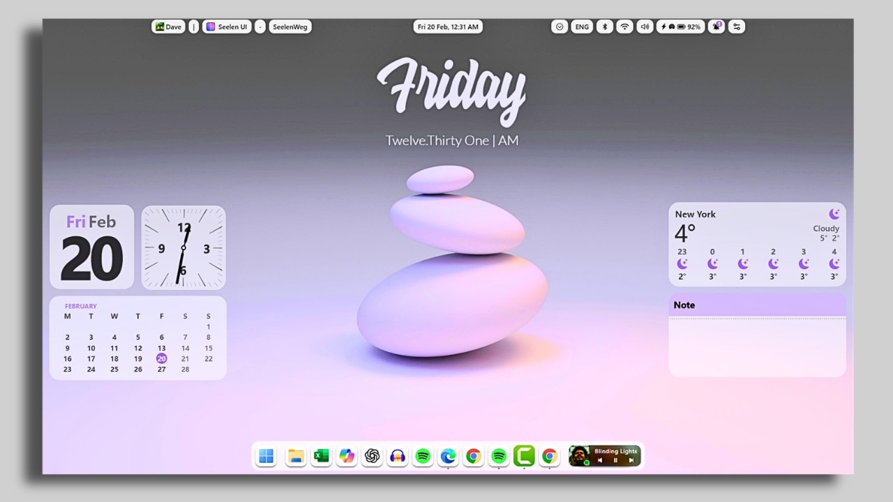Док-панель в стиле macOS на Windows 11