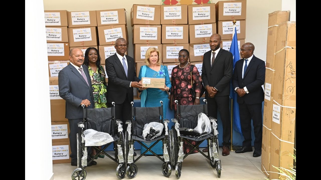 Le Rotary Club offre un don e de 100 millions FCFA à l’Hôpital Mère-Enfant de Bingerville