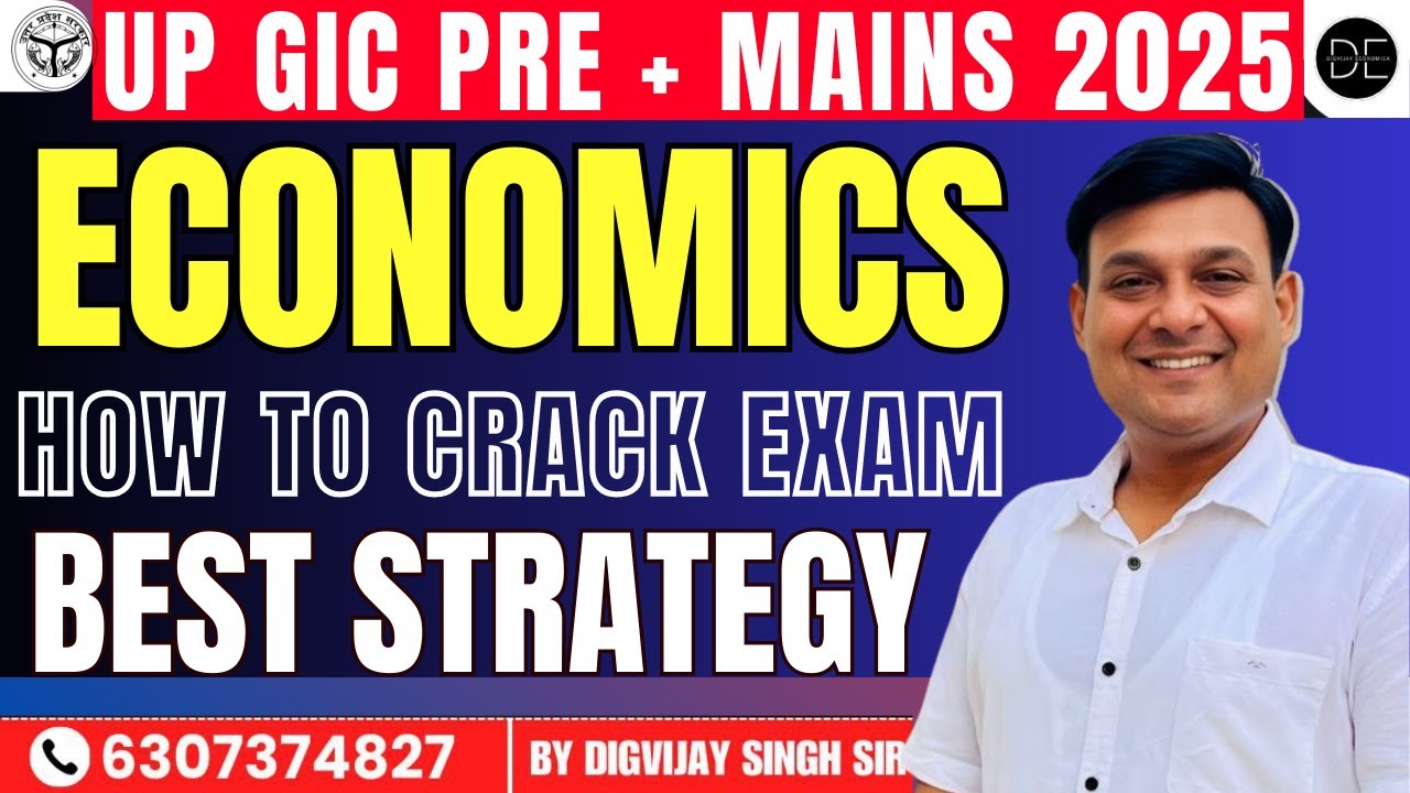 HOW TO CRACK GIC LECTURER ECONOMICS 2025 EXAM | BEST STRATEGY GIC ECONOMICS |