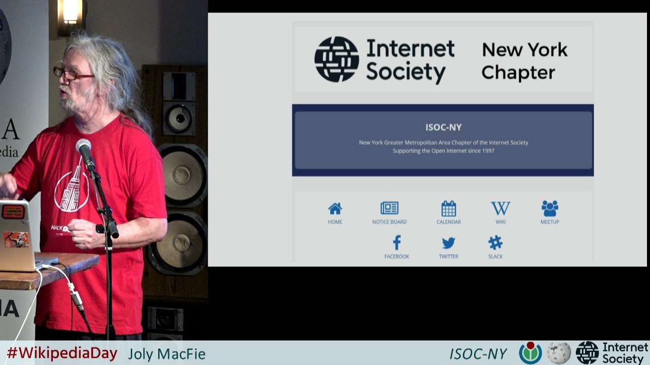 Lightning talk - ISOC-NY & Wikimedia