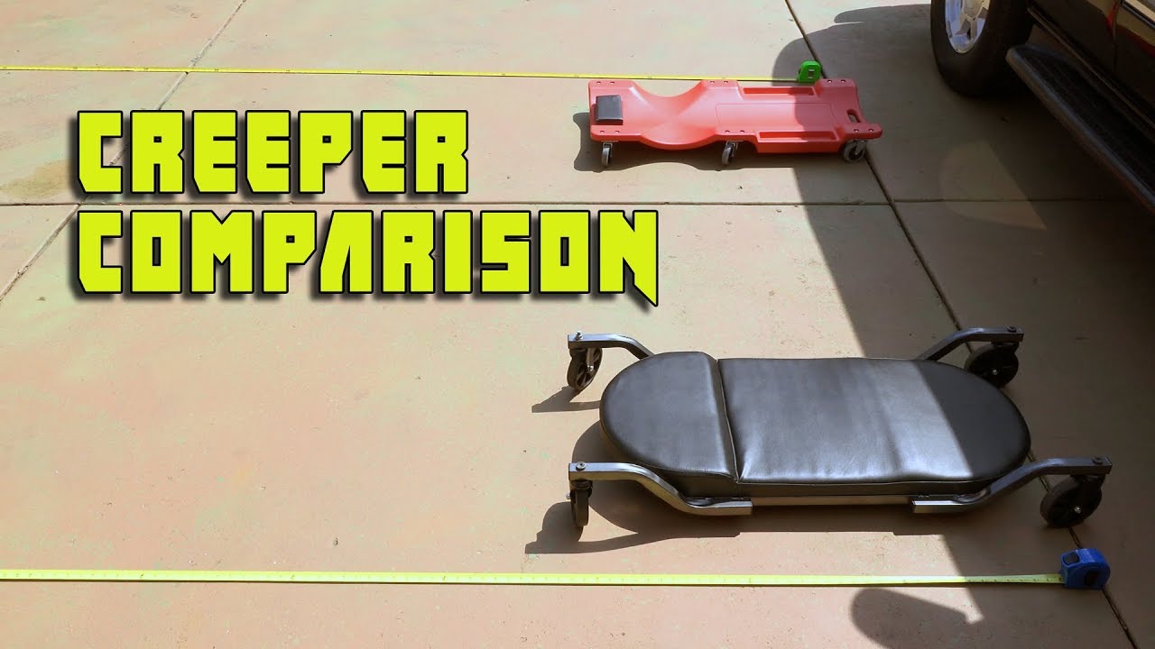 Creeper Comparison - Traxion 1-100 ProGear vs Harbor Freight