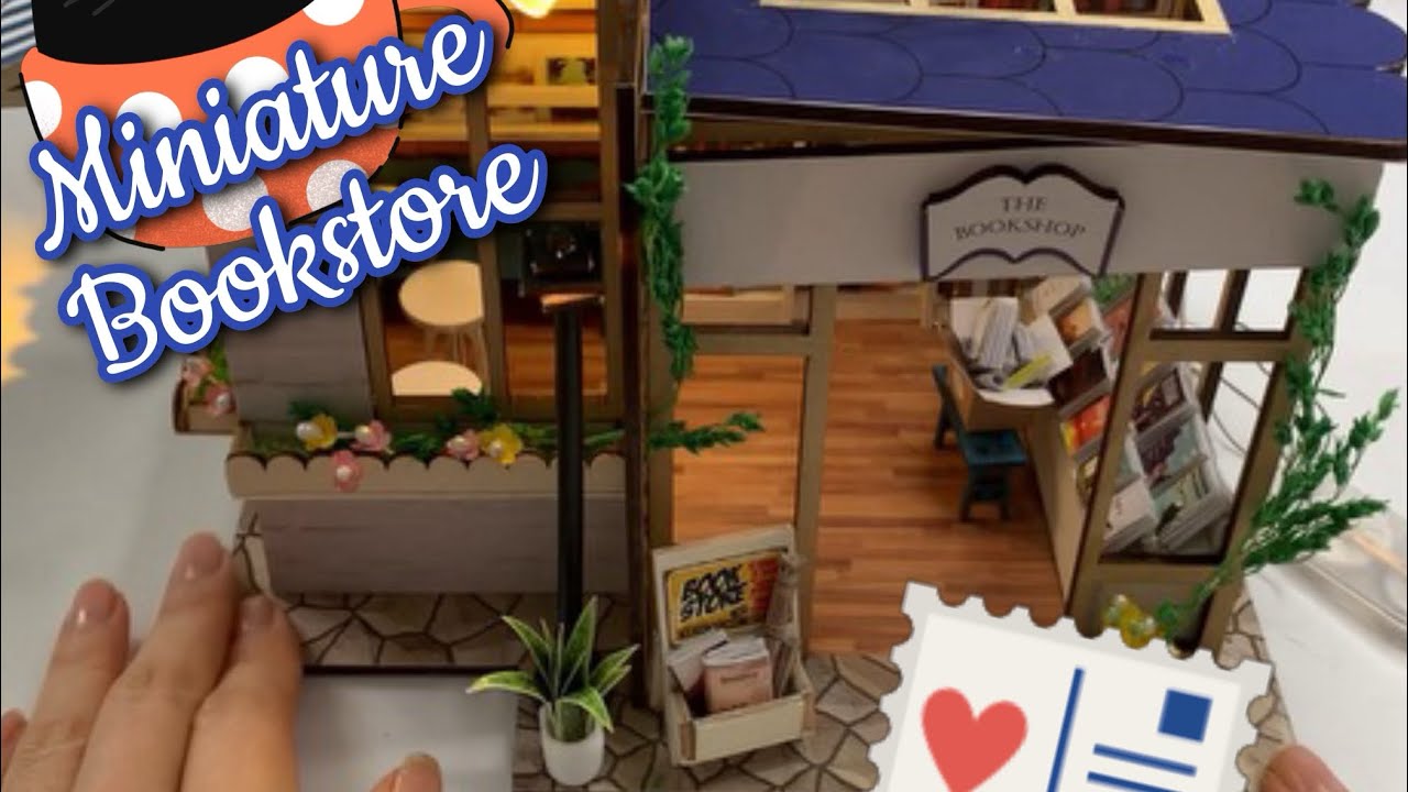 The Satisfied Time - Miniature Dollhouse Crafts - Bookstore || Mini Buchladen