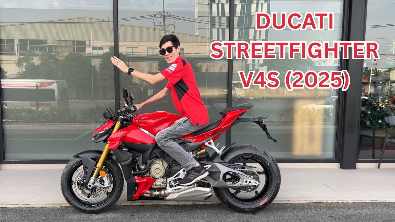 Trên tay Ducati Streetfighter V4S (2025): Loạt cải tiến mới từ ngoài vào trong