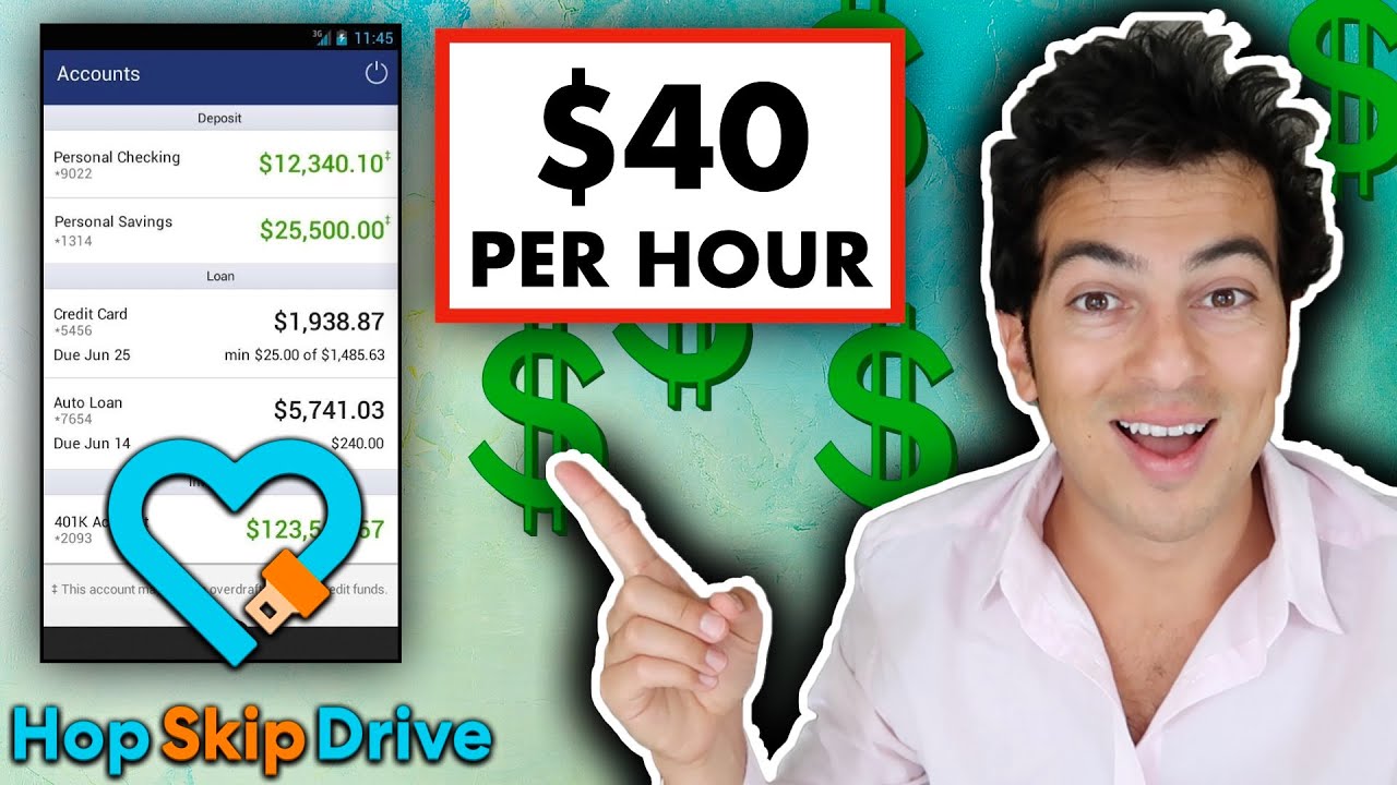 Зарабатывайте 40 долларов в час с HopSkip Drive!