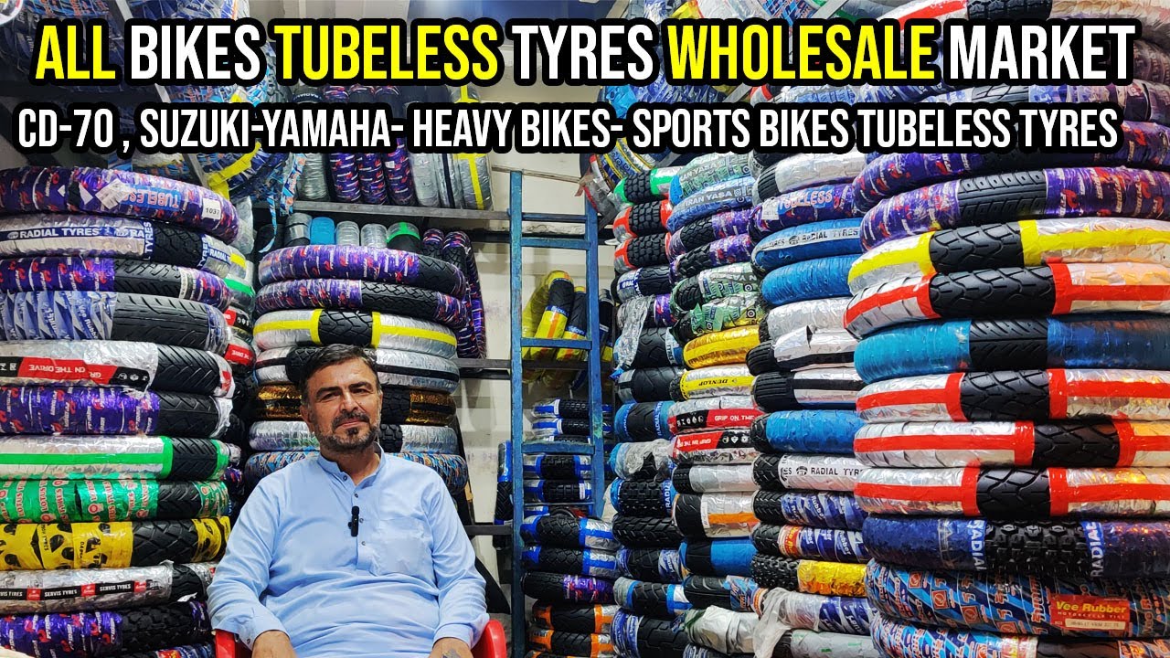 Tubeless Tires For All Bikes - CD 70cc - Suzuki - Yamaha - Heavy Bike  wholesale tyre market