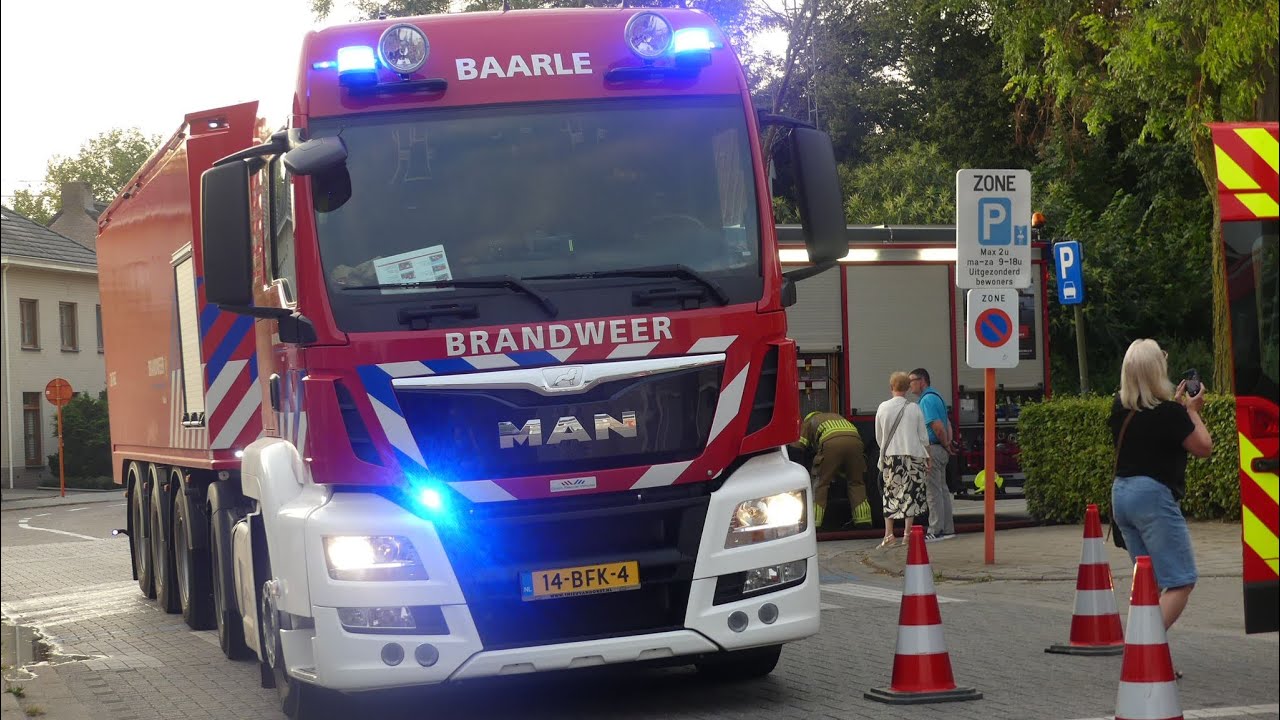Brandweer komt “spoed” aan bij een oefening in Baarle-hertog