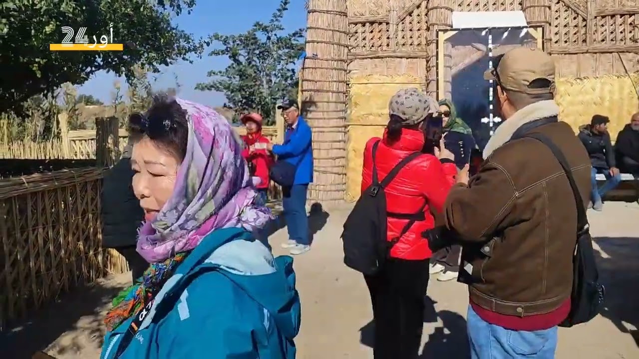 جولة سياحية بأهوار الجبايش في أجواء منعشة ..مع الصحافي رعد سالم 