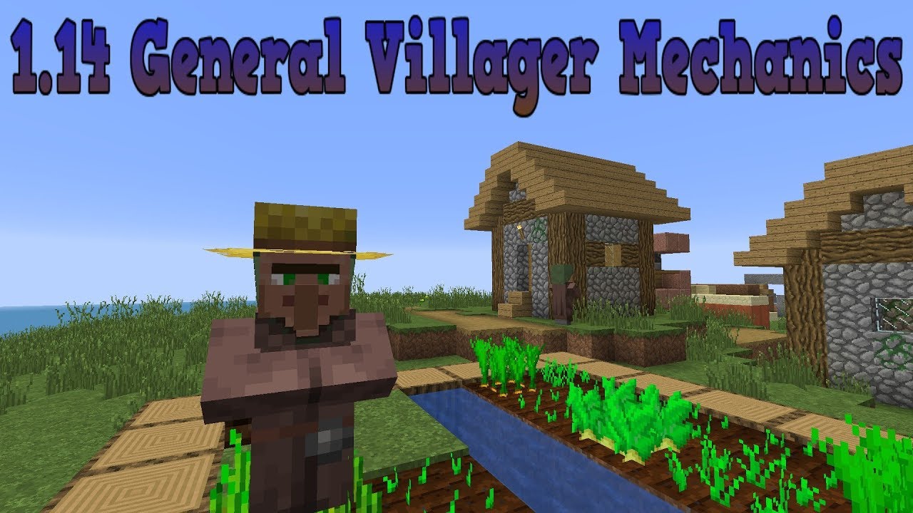 Minecraft 1.14.0 - General Villager Mechanics Tutorial