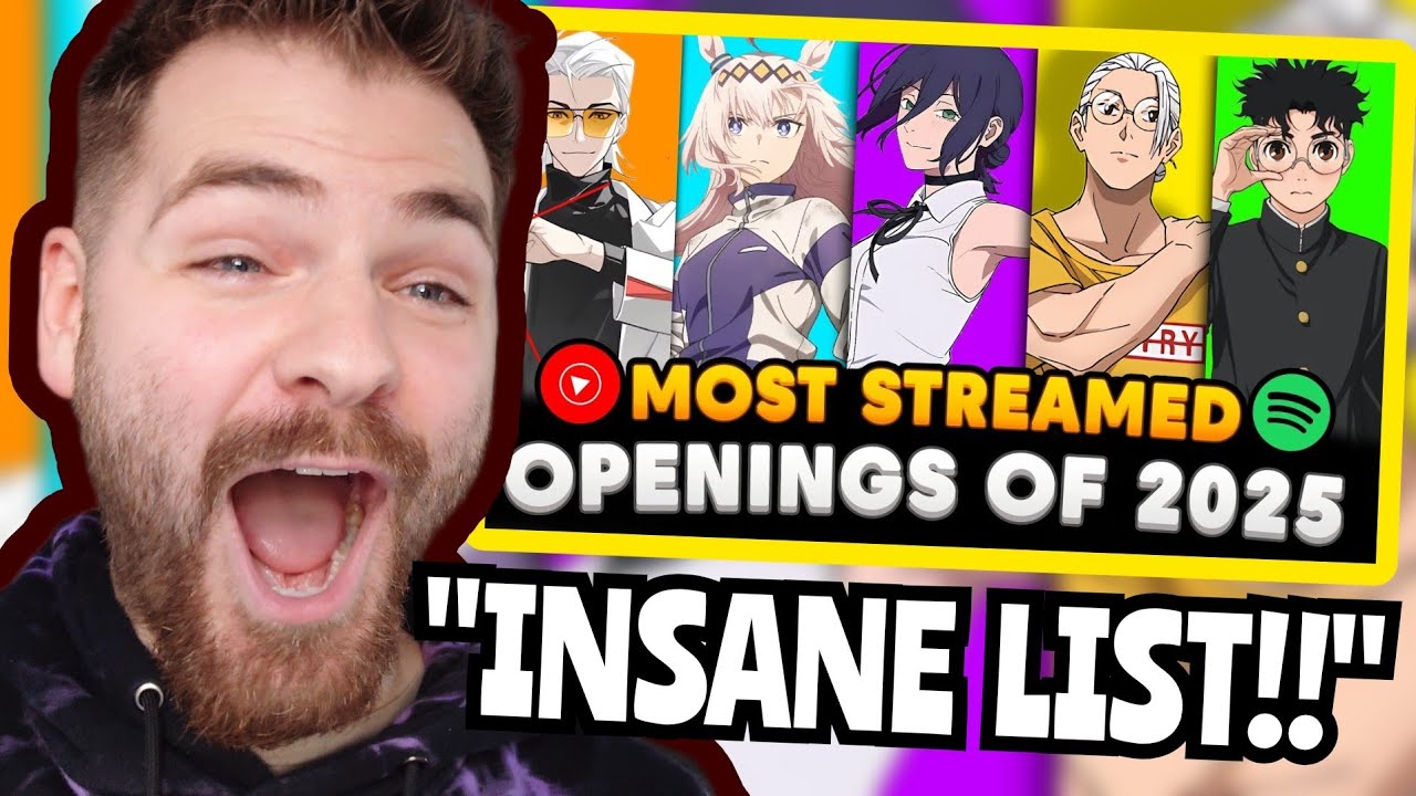 MOST STREAMED ANIME OPENINGS OF 2025!!! (100% UNPREDICTABLE!!)