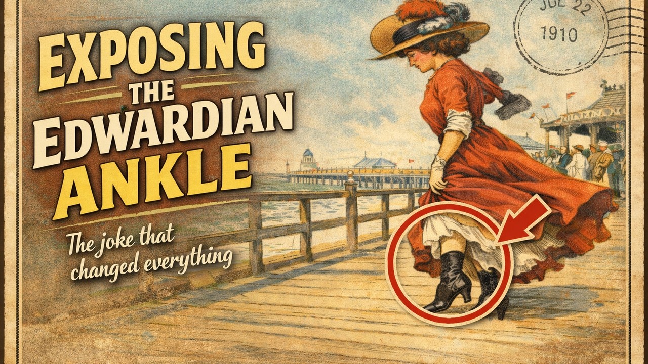 Exposing the Edwardian Ankle: How Postcards Turned Modesty Into a Meme