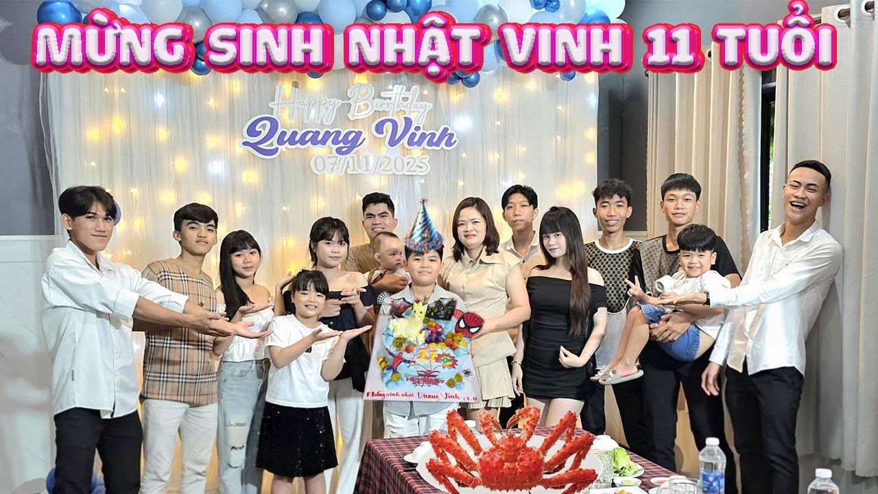 Lần Đầu Sinh Nhật Vinh Được Bà Nội Và Bà Ngoại Tham Dự #trangandvinh