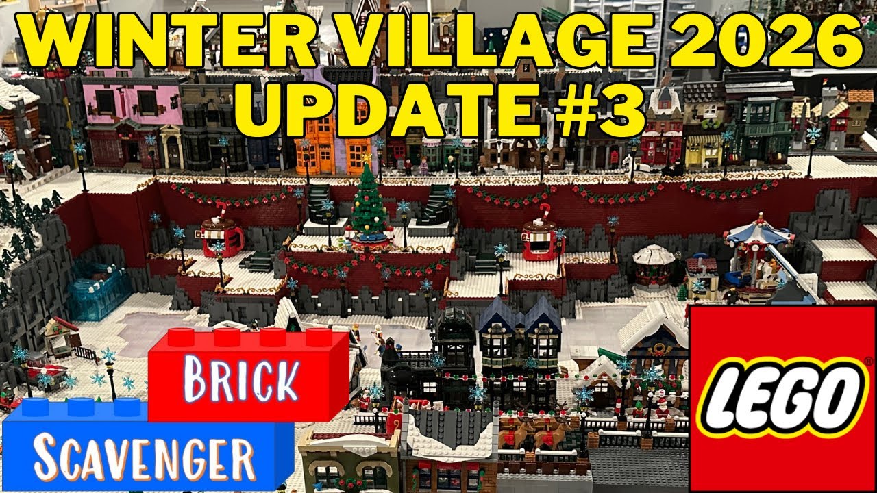 Lego Winter Village Update including a Parade, Elves, and a Medieval Castle!