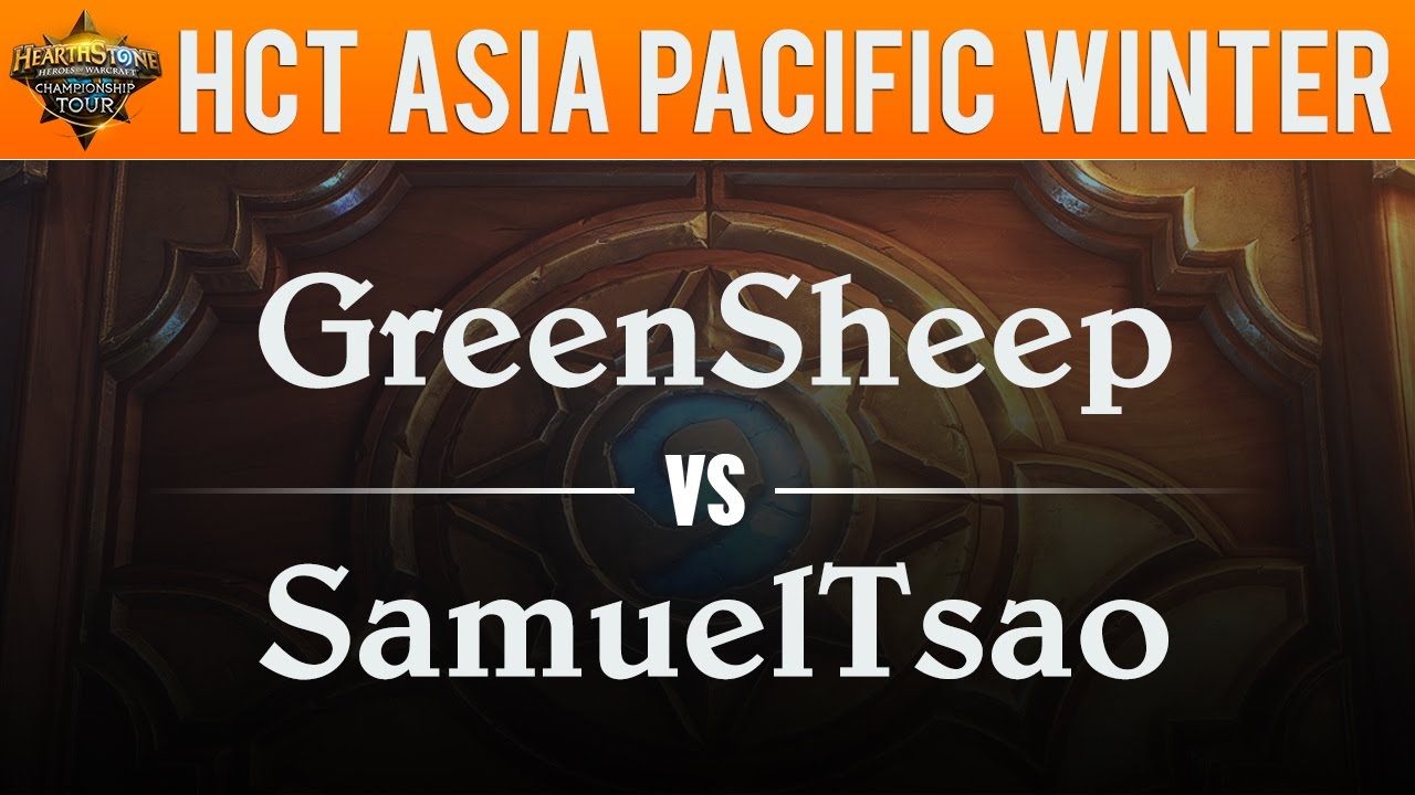 GreenSheep vs SamuelTsao - HCT Winter Championship 2017:  Group D Deciders Match