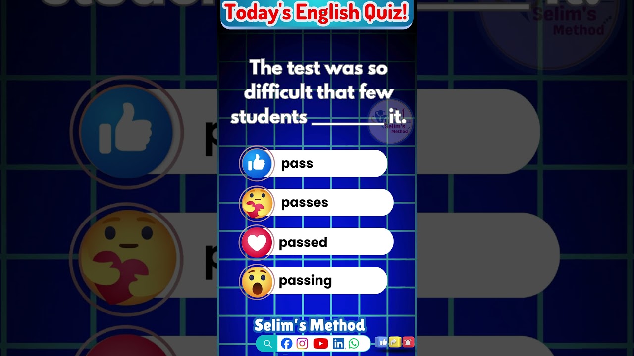 🧠 &ldquo;Mini Quiz, Maximum Confusion!&rdquo; 🔥 | Selim&rsquo;s Method