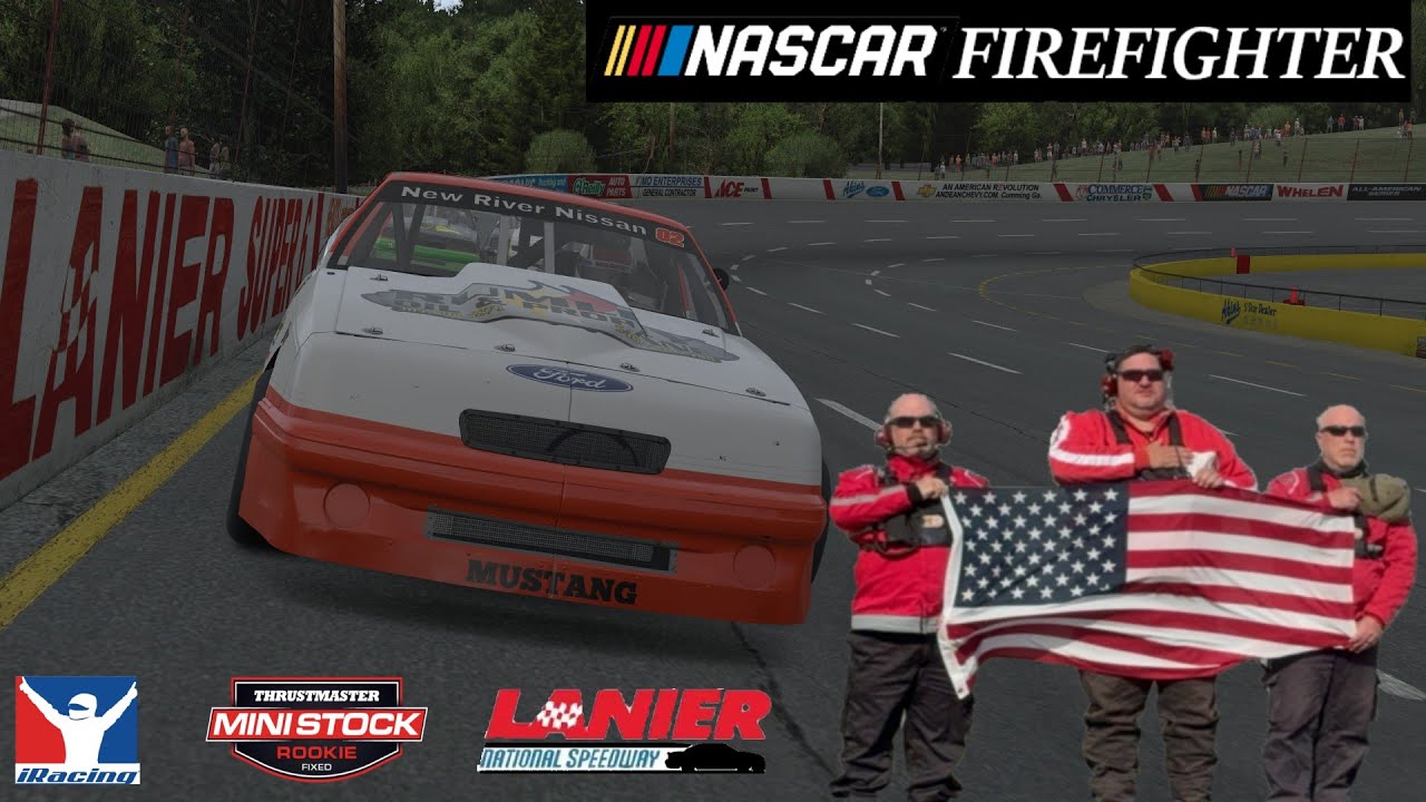 NASCAR Firefighter behind the wheel LANIER (official)
