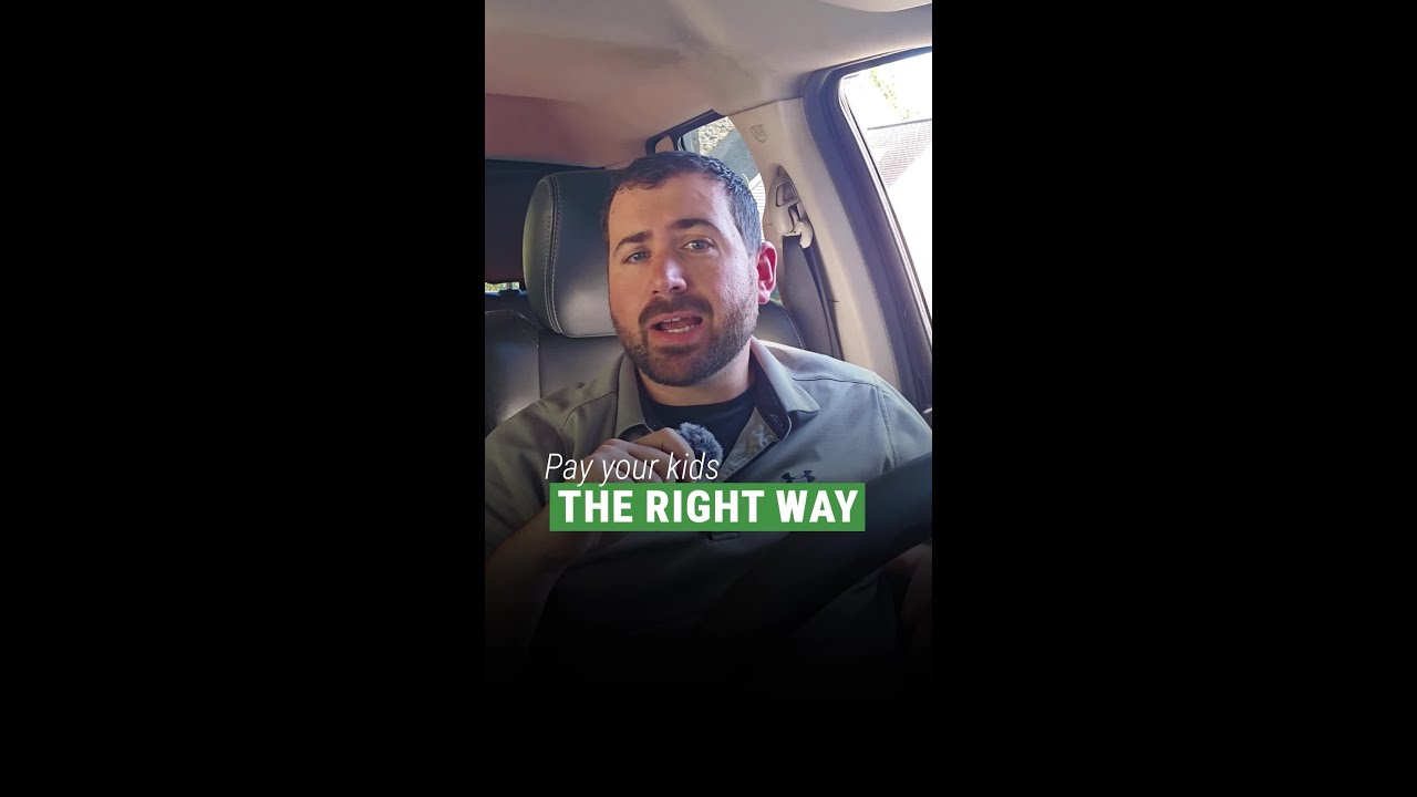 Pay your kids the right way