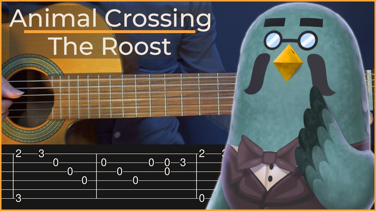 The Roost - Animal Crossing (SImple Guitar Tab)