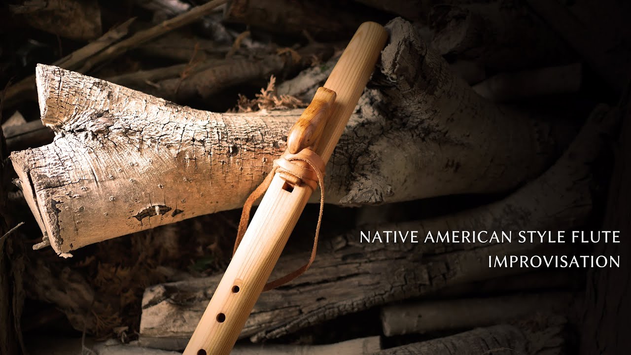 Native American Style Flute Music / Improvisation / Waterside