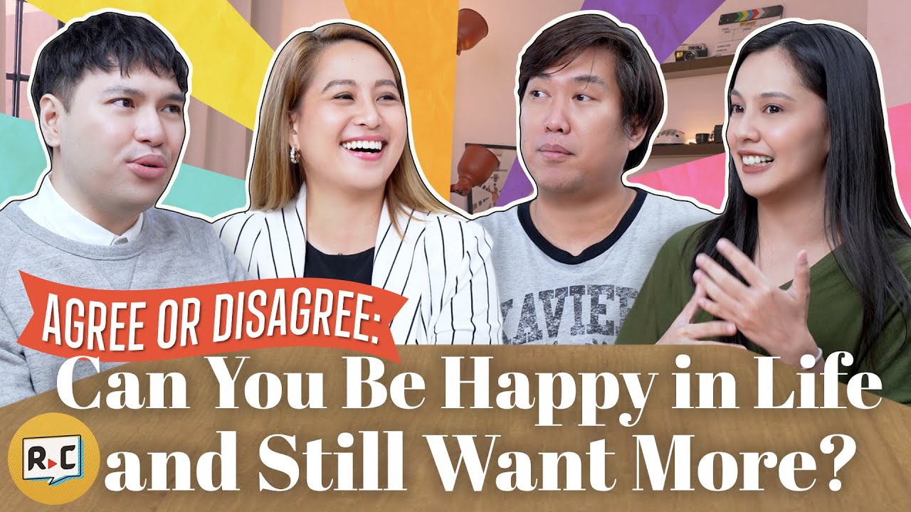 Agree or Disagree: Can You Be Happy in Life and Still Want More? | Rec•Create