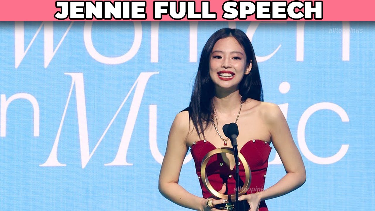 Jennie’s 'Global Force' Award Speech at Billboard Women in Music: Fans Went Crazy!  |