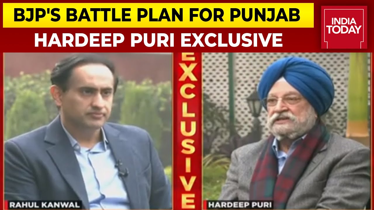BJP's Battle Plan For Punjab, Punjab Congress Fued & PM Security Lapse | Hardeep Puri EXCLUSIVE