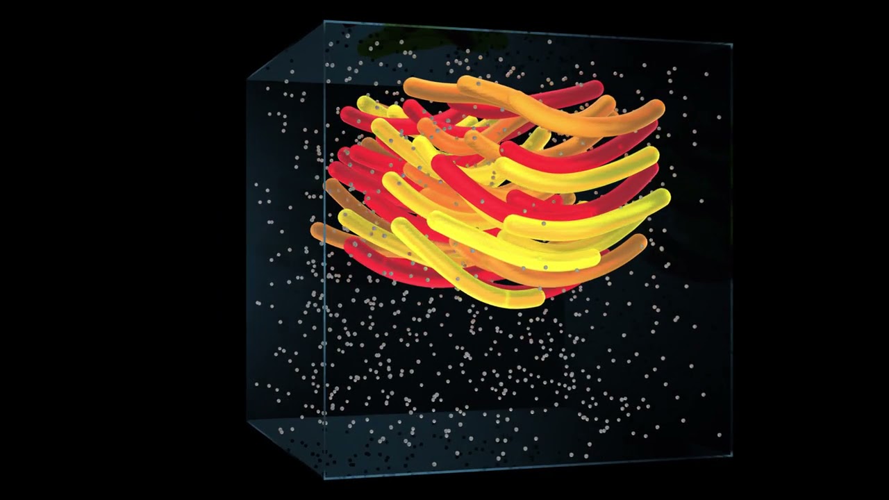 Settling down: simulations of soft immersed rods with the reference map technique