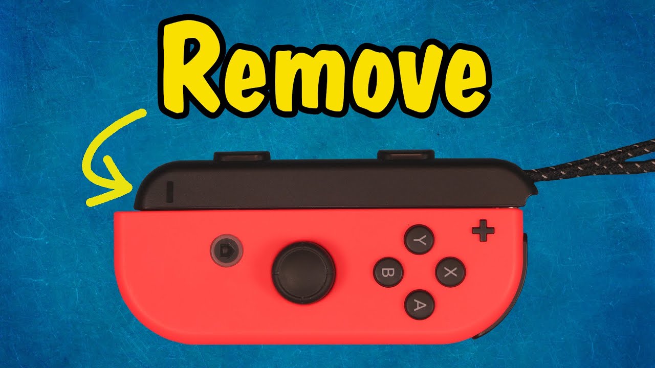 How to Remove a Stuck Wrist Strap on Nintendo Switch Joy-Con Controller (Backward Joycon Wriststrap)