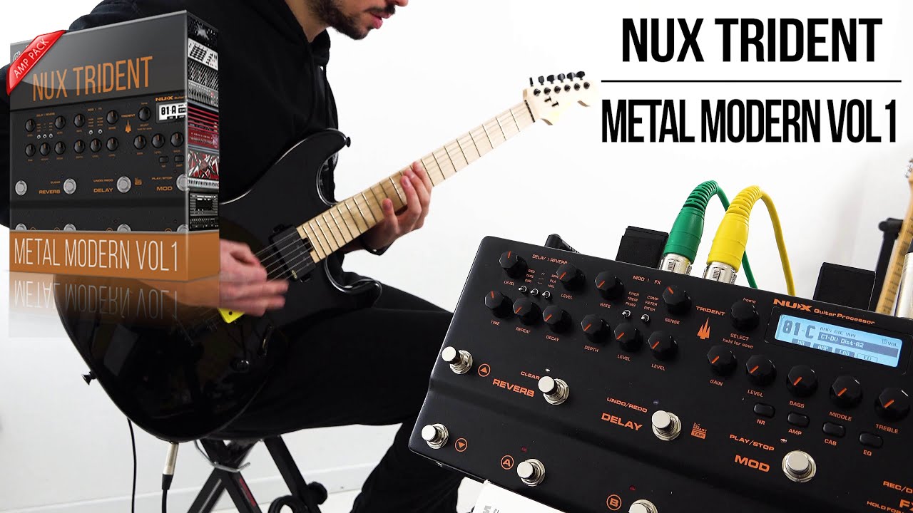 Metal Modern vol1 Amp Pack for NUX Trident | Playthrough Metal Tone Match