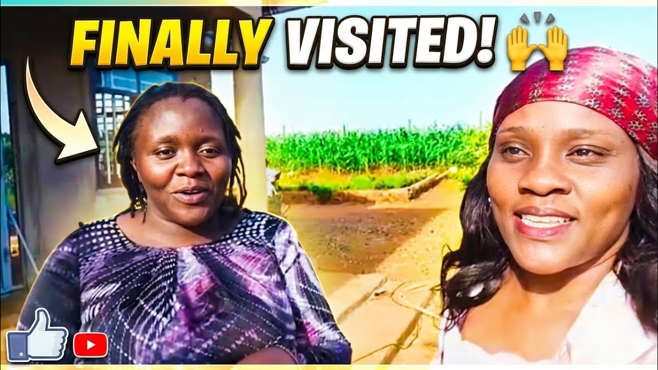 Meeting @priscahsagati1 at her home for the first time.