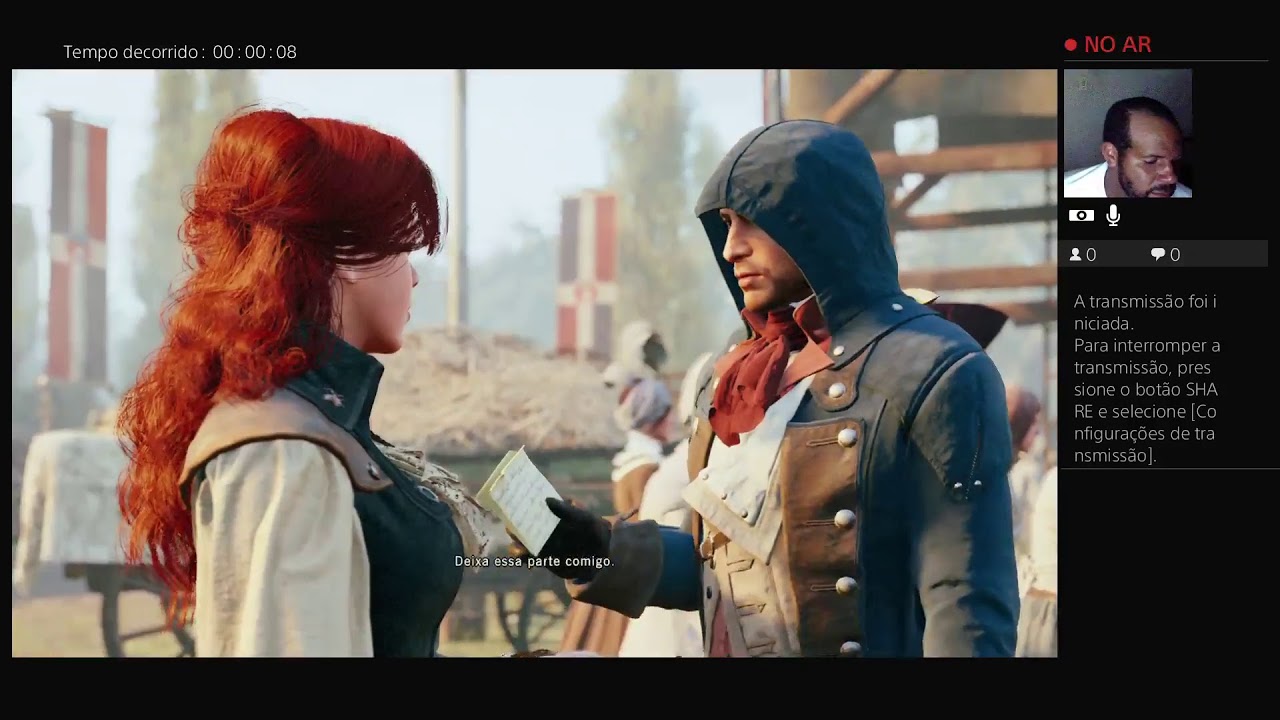 Transmiss&atilde;o ao vivo do PS4 de tthiago2018