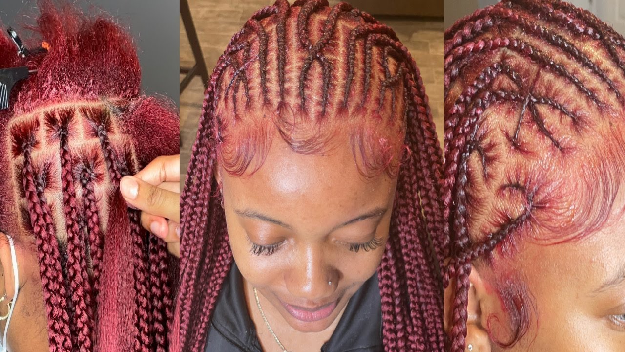 FULANI/TRIBAL BRAIDS WITH FREESTYLE DESIGNS | IMANI ASHMIA