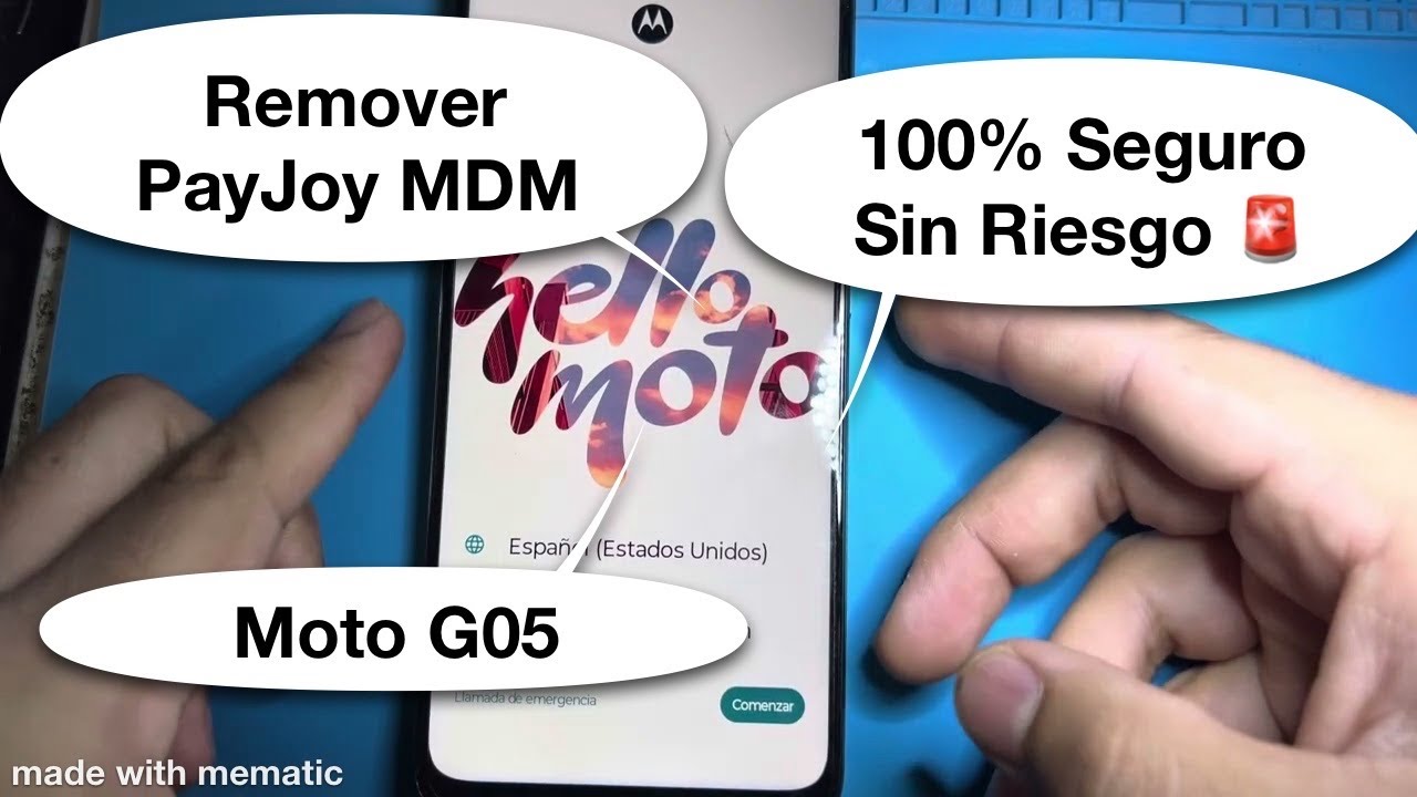 Remover Quitar MDM Hojita Verde Moto G05 XT2523-1 100% Seguro Sin Riesgo 😱✅🚂👀🫢🙂‍↔️