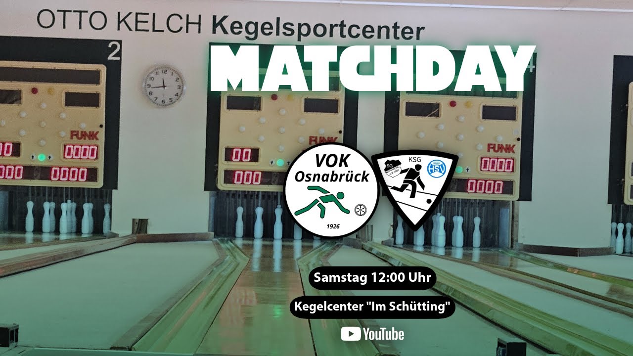 VOK Osnabrück 1 - KSG Bramsche/Haselünne 1 | Verbandsliga KVN | 25/26 | Sportkegeln Schere